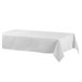 Acomoda Textil – Mantel Antimanchas de Hule Ribeteado. Blanco/ Gris