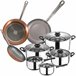 Bateria de cocina 8 piezas Multicolor