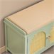 Banco Zapatero con 2 Puertas y 3 cajones FSR129-GR SoBuy Verde