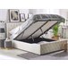 Beliani Cama con somier Terciopelo AMIENS 151x217 Beige