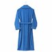 Albornoz benetton 360 gsm 100% algodón Azul