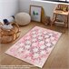 Alfombra De 120 X 180Cm 180x120 Rosa