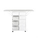 Acomoda Textil– Mueble de Planchar de Madera con 9 Compartimentos Blanco