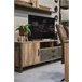 Mueble TV 1 puerta y 2 cajones INDUSTRY Gris/ Madera