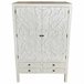 Armario de madera de 4 cajones y 2 puertas Blanco