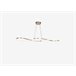 Lámpara de techo INFINITY LED 120cm Plateado