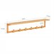Perchero de Pared con Ganchos bambú FHK06-N SoBuy Madera