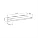 Estante Pared 1 Balda 60 Blanco