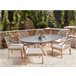 Beliani Conjunto de comedor ORISTANO Beige