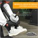 Banco de Musculación Acero, PU SPORTNOW, deportes y ocio - pesas Negro