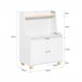 Librería Infantil Organizador de Juguetes SoBuy KMB84-W Blanco