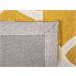 Beliani Alfombra de pelo corto SILVAN 160x230 Amarillo
