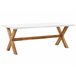 Beliani Conjunto de comedor OLBIA Blanco