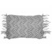 Beliani Cojín decorativo KIRIKKALE Gris Claro
