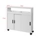 Carro Multiuso con Ruedas para Baño BZR02-W SoBuy Blanco