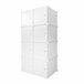 Armario Vestidor Cube Personalizable Boxed Simply 8 Cubos/Puertas Blanco