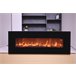 Chimenea eléctrica mural SINED CAMINETTO APRICA negra Negro