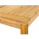Beliani Conjunto longue Madera de acacia PALLANO Gris Oscuro