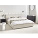 Beliani Cama de agua Lino LESTRE 201x221 Crema