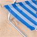 Aktive Pack de 2 sillas de playa plegables y reclinables Azul Marino