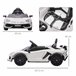 Coche Eléctrico Infantil PP, Metal HOMCOM Blanco