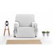 Protector Cubre Sofá Sillón Liso Royale Lazos 1 Plaza Gris