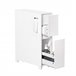 Estantería Estrecha para Nichos para Baño BZR111-W SoBuy Blanco