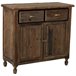 Aparador de madera, 2 puertas, 2 cajones Marron