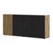 APARADOR AURIS 180 Negro/ Madera