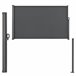Toldo lateral contra viento sol y visión Mulhacén 300x10 Gris