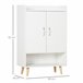 Mueble Zapatero Melamina, Madera HOMCOM 60 Blanco