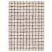 Alfombra abstracta en blanco y negro RETRO - ATTICGO 160x230 Blanco