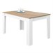 Mesa de comedor extensible Kendra Blanco Veta