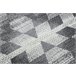 Alfombra KAKE 25812677 Geométrico Diamantes Triángulos 3D Gris