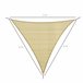 Toldo Vela Triangular PE Outsunny 300x300 Marron