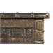 Cofre de madera maciza y latón repujado, acabado envejecido Cofre de madera maciza y latón repujado, acabado envejecido Dorado