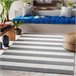 Alfombra de cuerda sisal FLAT 48644/637 Rayas 120x170 Gris