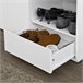 Banco Zapatero con Cajones Almacenamiento FSR37-W SoBuy Blanco
