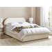 Beliani Cama con almacenaje Bouclé QUILLIEN 152x217 Beige