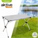 Mesa plegable aluminio para camping Aktive Camping Gris
