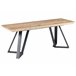 Beliani Banco de cama MDF, Hierro UPTON Marron