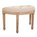 Banqueta de madera Beige
