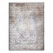 Alfombra LUCE 80 moderna Ornamento vintage Structural 154x220 Gris