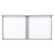 Beliani Conjunto de 2 cajones de cama Madera de pino CRONAT Gris