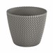 2x Maceta redonda 11,5L Prosperplast Splofy Gris