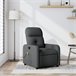 Sillón Reclinable De Masaje Gris Oscuro