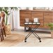 Beliani Carrito de cocina LEOTI Negro