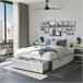 Canapé Luxury Premium 3D 135x190 Blanco/ Gris