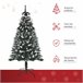 Árbol de Navidad Plástico, Acero HOMCOM, hogar - decoración Verde