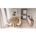 Mesa de Comedor extensible 160cm CLAP Roble